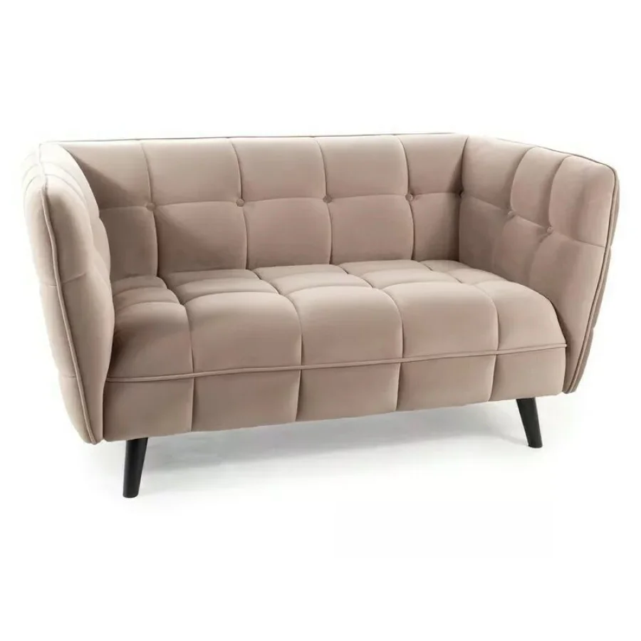 Sofa CASTELLO 2 VELVET dark-beige order